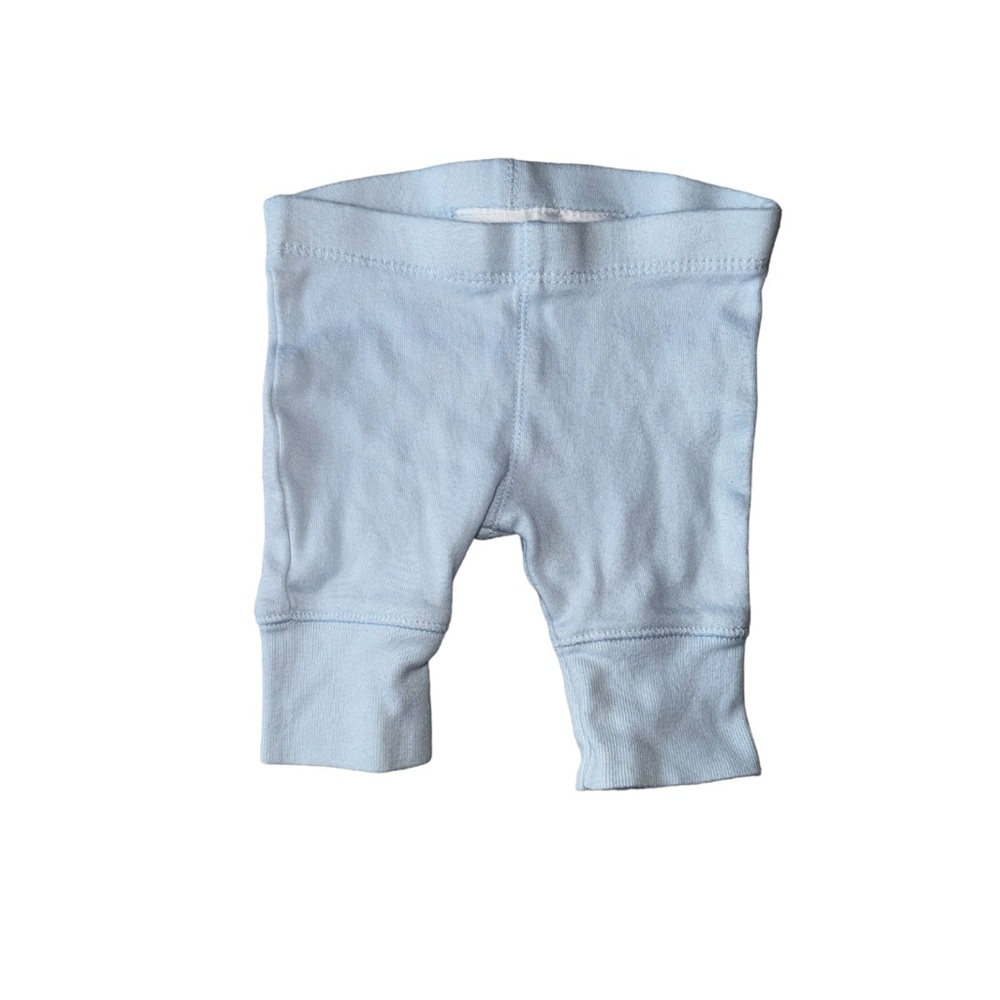 3 FOR $10 BABIES R US Newborn Cotton Light Blue Casual Pants